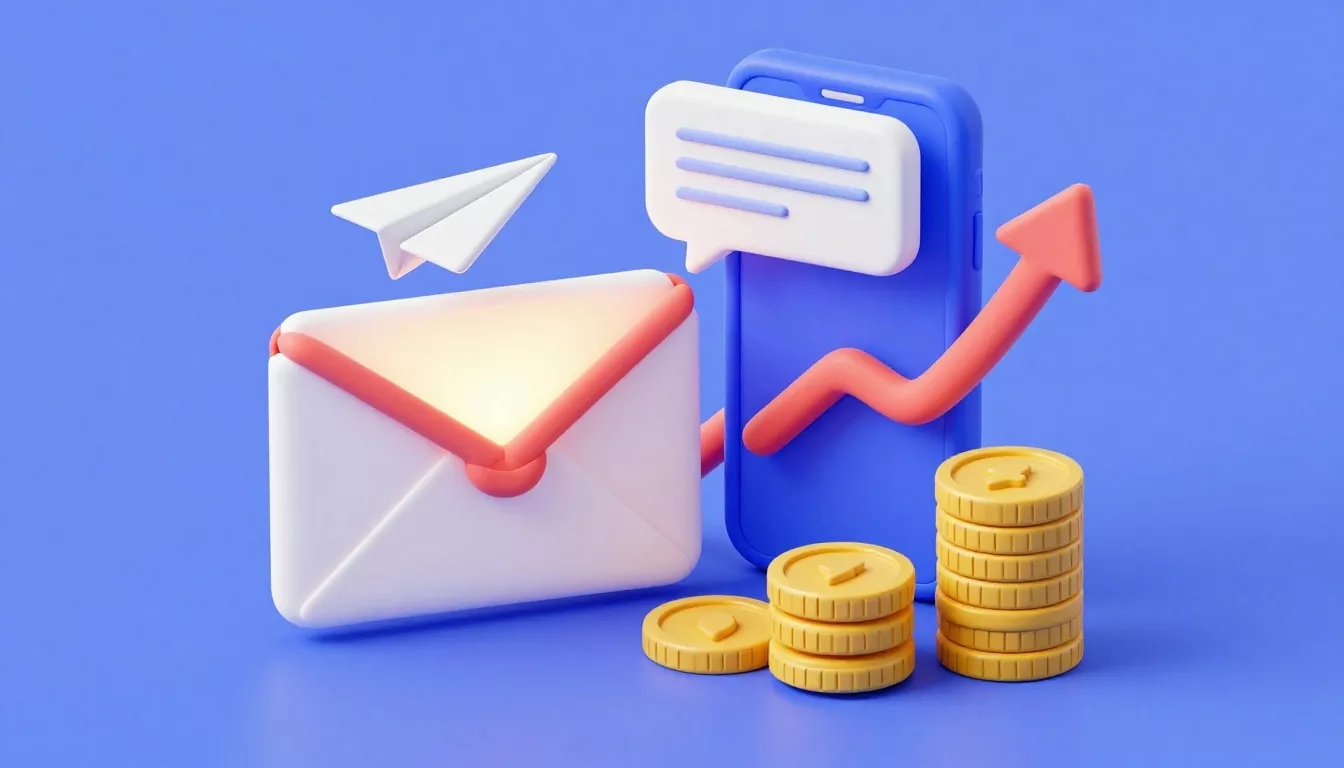 Сколько можно сэкономить на email вместо SMS в 2026 году?